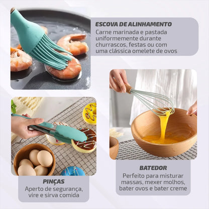 Kit cozinha de silicone