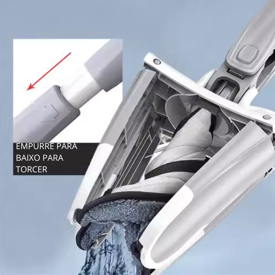 Mop em X Esfregão de Microfibra para Limpeza