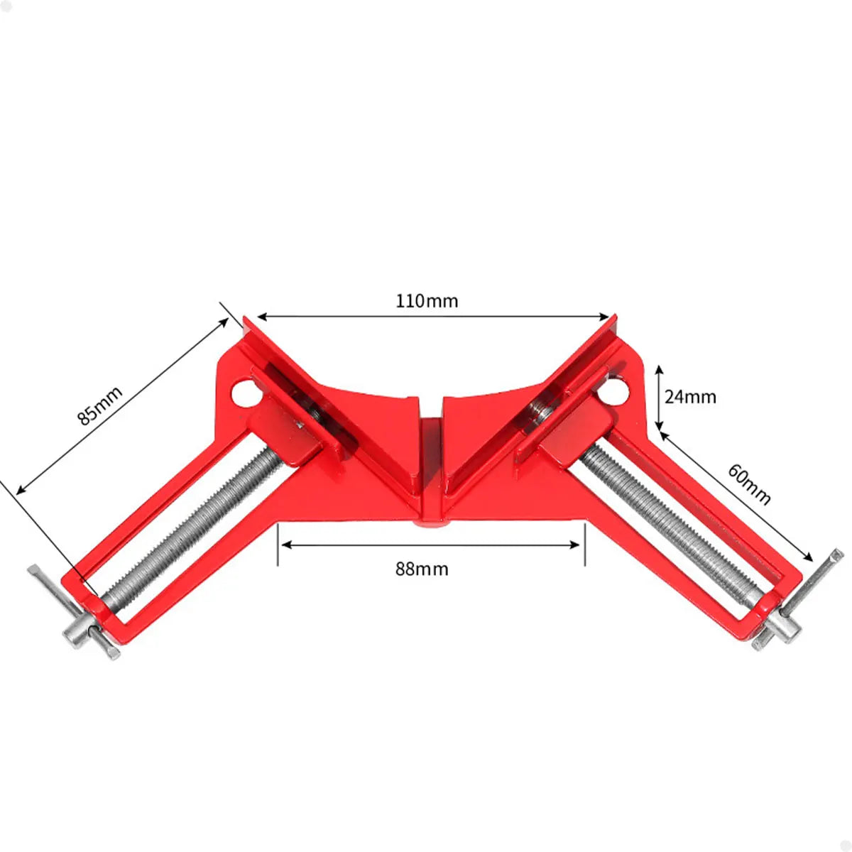 Kit 4 Peças Grampo Sargento Canto Angular