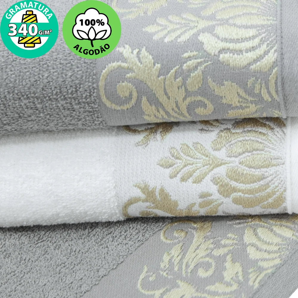 Kit Toalhas de Banho e Rosto