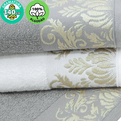 Kit Toalhas de Banho e Rosto