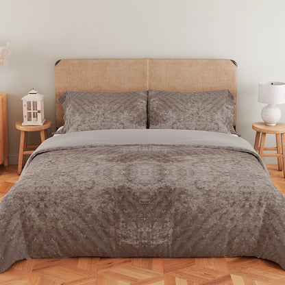 Kit Colcha Queen Cobre Leito