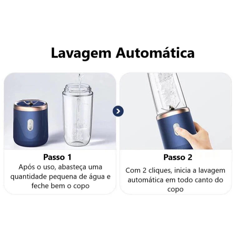 Mini liquidificador portátil