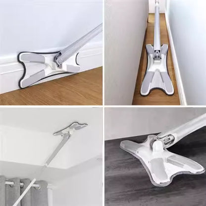 Mop em X Esfregão de Microfibra para Limpeza