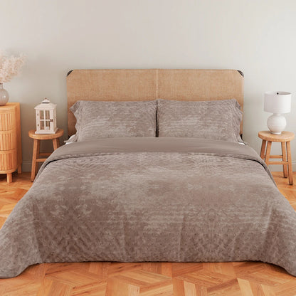 Kit Colcha Queen Cobre Leito