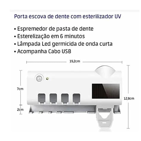 Dispenser Automático e Suporte de escovas