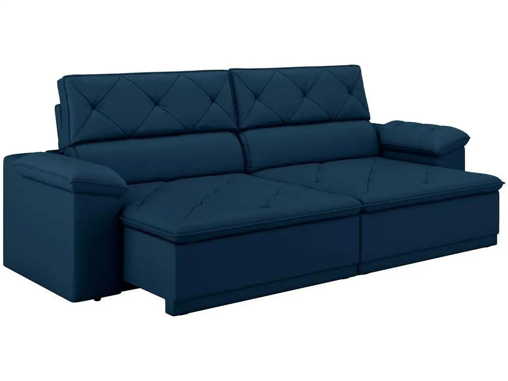 Sofá Retrátil Reclinável 3 Lugares