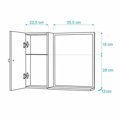 Armário para Banheiro com Espelho