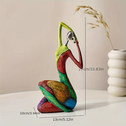 Estatuetas artesanais de resina