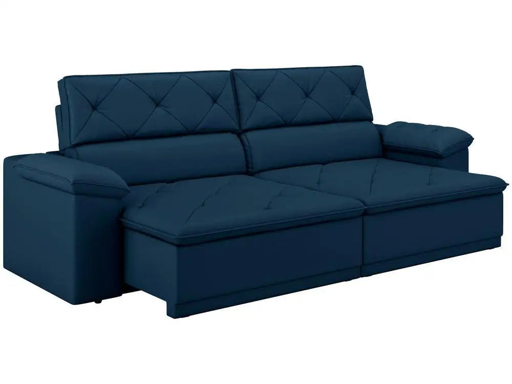 Sofá Retrátil Reclinável 3 Lugares