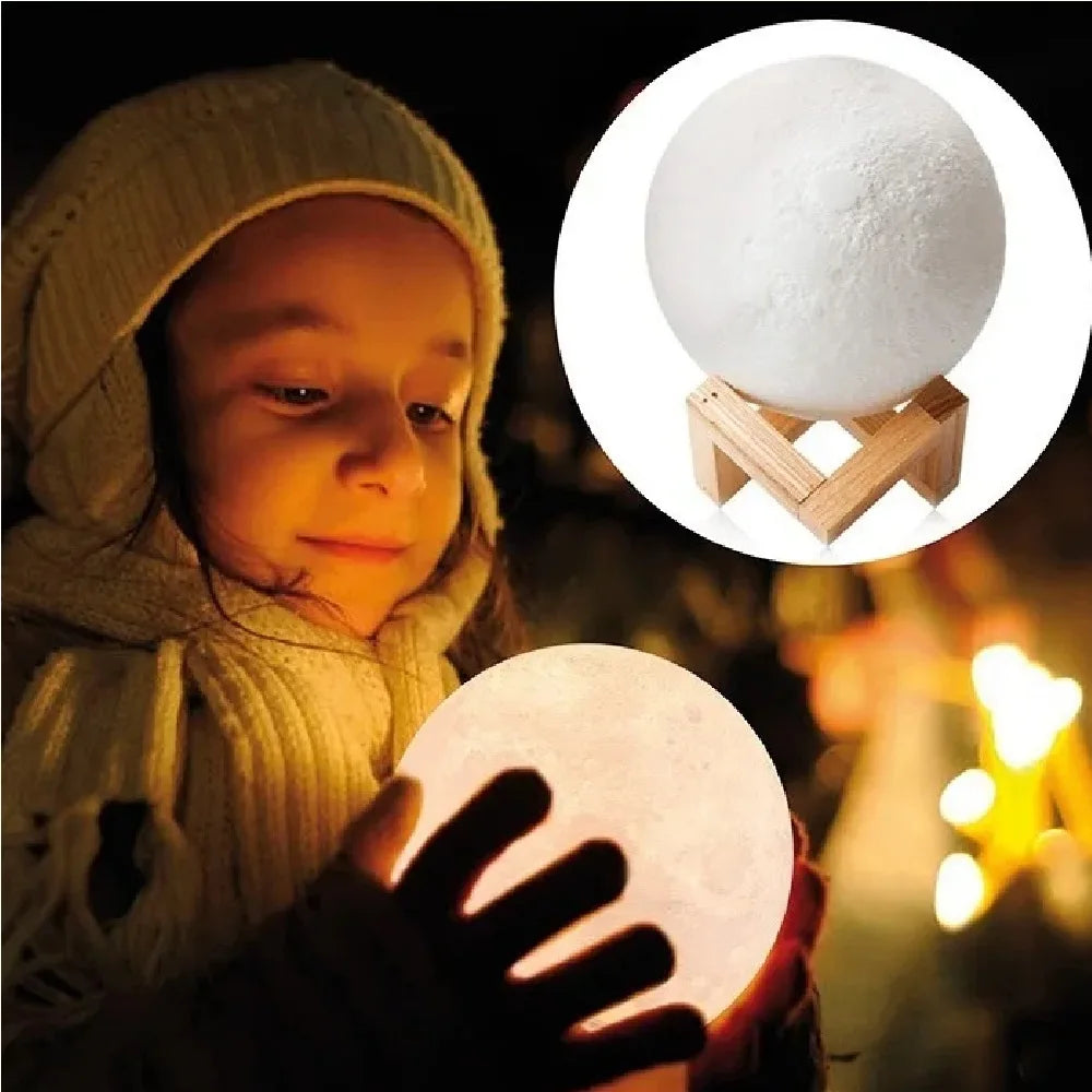 Luminária lua cheia