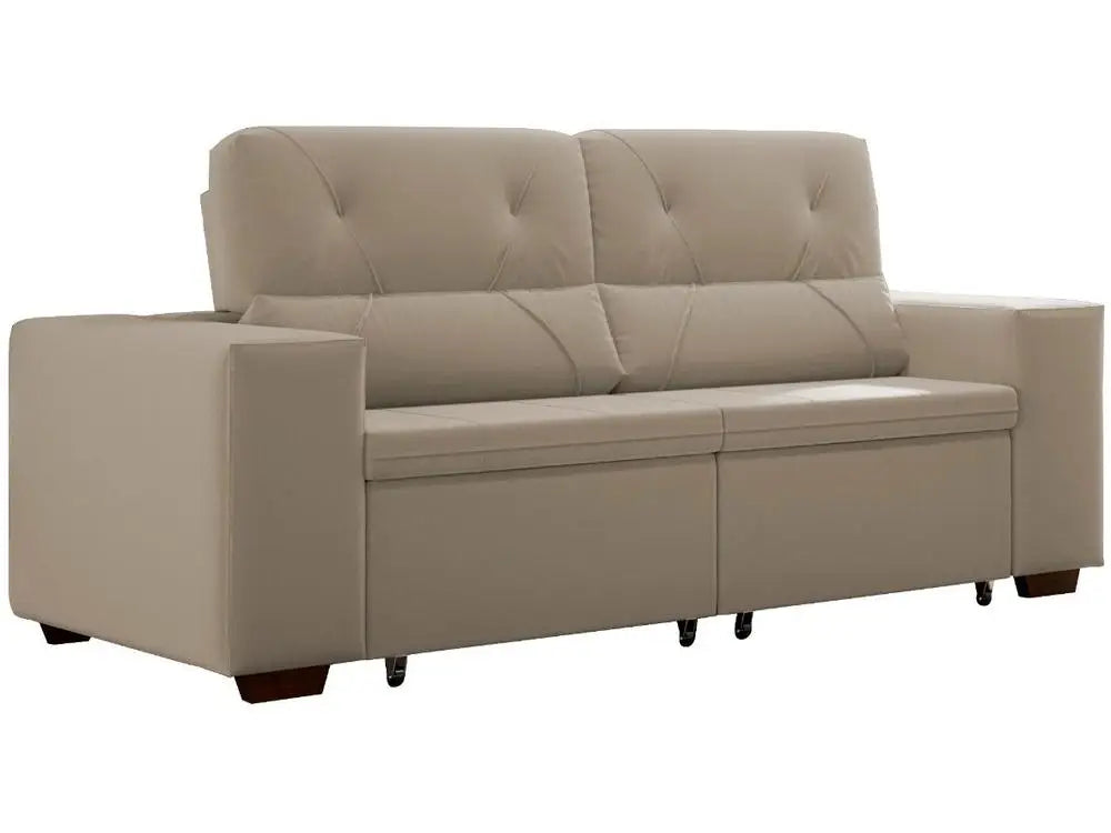 Sofá 3 Lugares Retrátil Reclinável